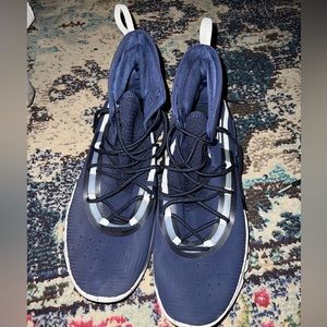 Under Armour Curry SC 3Zero II Mens Sz 14 US Navy Basketball Shoes